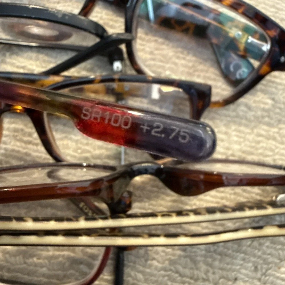 LOT of 7 Foster Grant Designer Eyeglasses Frames Only Eyewear- Variety of Styles